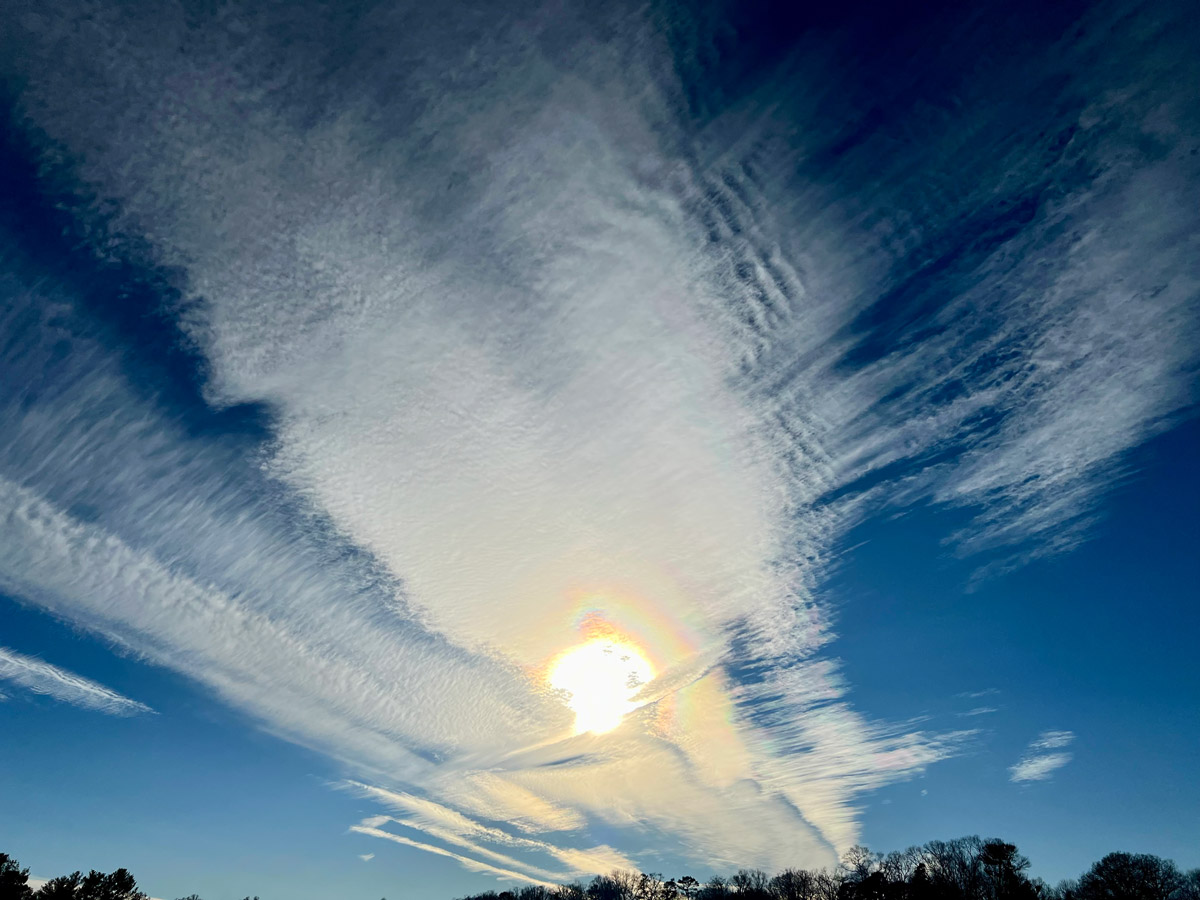 Sky offering majestic view - photo by Hannah Taylor A Hollow Bone